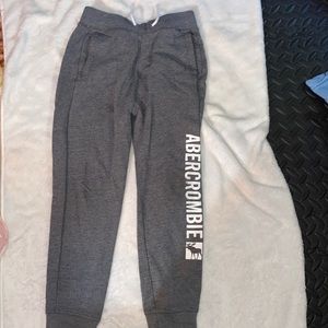 Abercrombie kids gray sweatpants